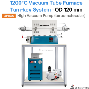 Turnkey 1200°C Vacuum Tube Furnace System – OD 120mm