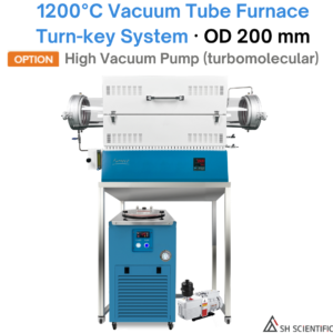 Turnkey 1200°C Vacuum Tube Furnace System – OD 200mm