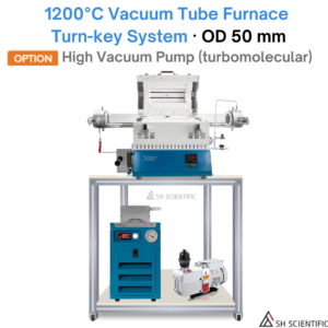 Turnkey 1200°C Vacuum Tube Furnace System – OD 50mm