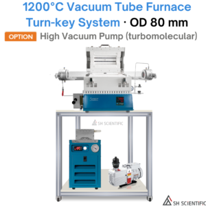 Turnkey 1200°C Vacuum Tube Furnace System – OD 80mm