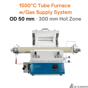 1500°C – Tube Furnace w/Gas Supply System – OD 50mm