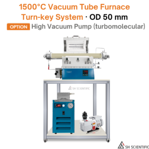 Turnkey 1500°C Vacuum Tube Furnace System – OD 50mm