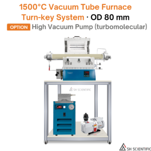 Turnkey 1500°C Vacuum Tube Furnace System – OD 80mm
