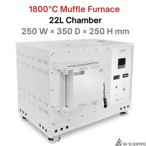1800°C - 22L Chamber Muffle Furnace