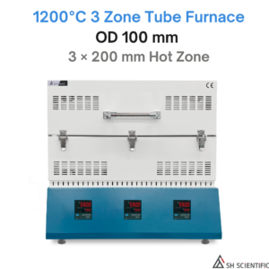 3 Zone – 100TG200-3 – 1200°C – Tube Furnace – OD 100mm