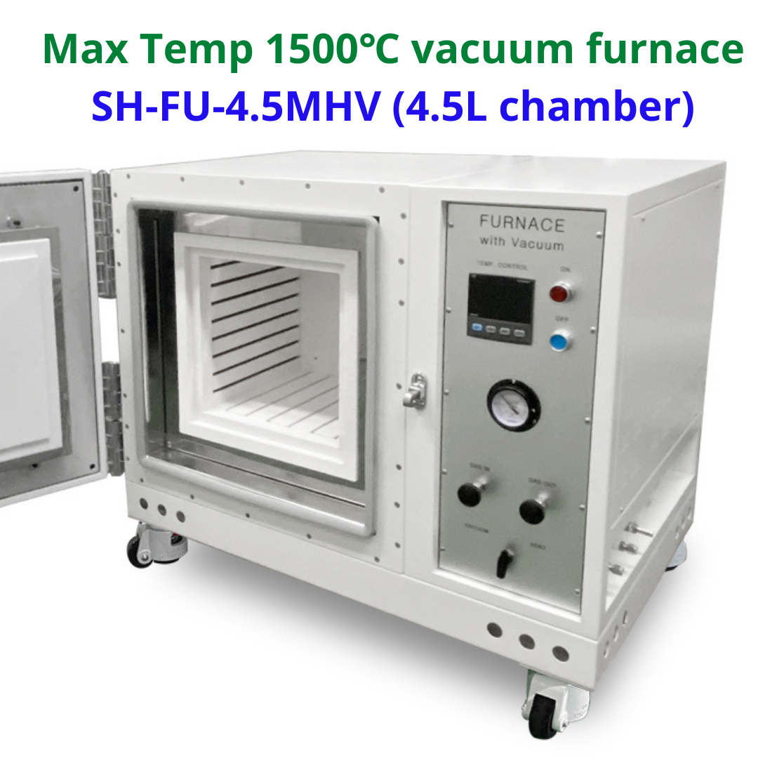 4.5MHV 1500°C SH Vacuum Muffle Furnace 4.5 Liter Capacity