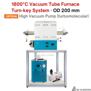 Turnkey 1800°C Vacuum Tube Furnace System – OD 200mm