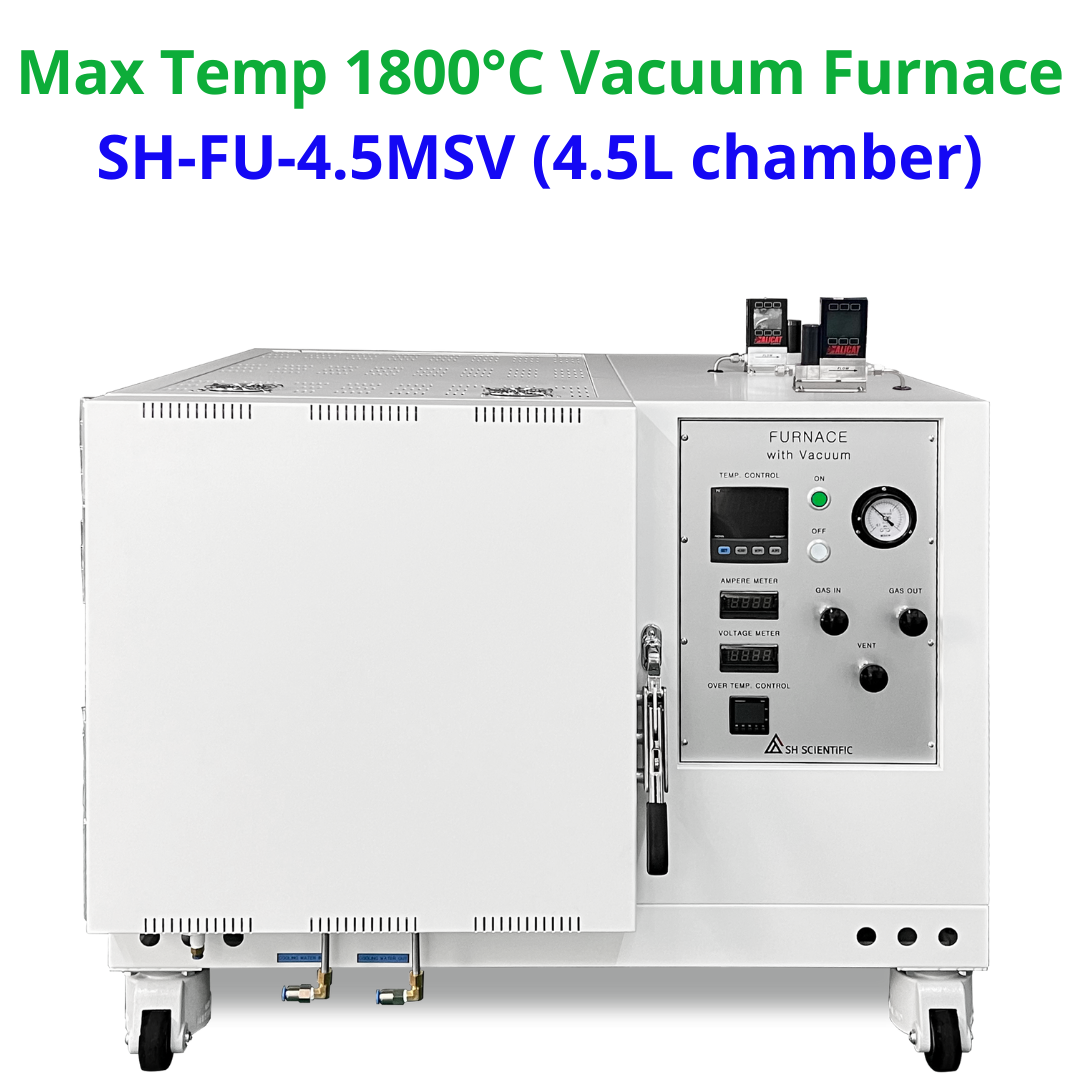 4.5MSV 1800°C SH Vacuum Muffle Furnace 18.7 Liter Capacity