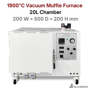 1900°C - 20L Chamber Vacuum Muffle Furnace - Controlled Atmosphere