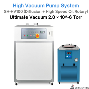 High Vacuum Pump System | 10^-6 Torr (High Speed)