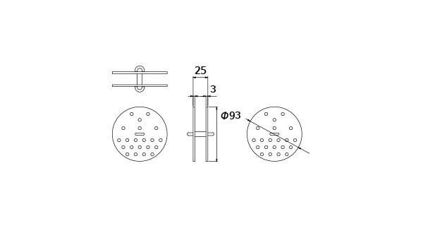 Sh Diffusne Quartz Gas Diffuser for 100mm Tube | SH-QDS-100
