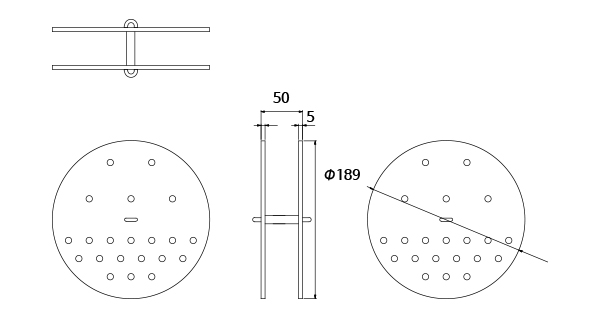 Sh Diffusne Quartz Gas Diffuser for 200mm Tube | SH-QDS-200
