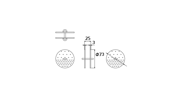 Sh Diffusne Quartz Gas Diffuser for 80mm Tube | SH-QDS-80