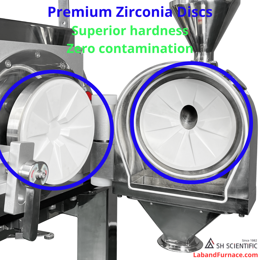 Zirconia Disc Mills | Contamination-Free Fine Grinding | 0.1~5.0mm