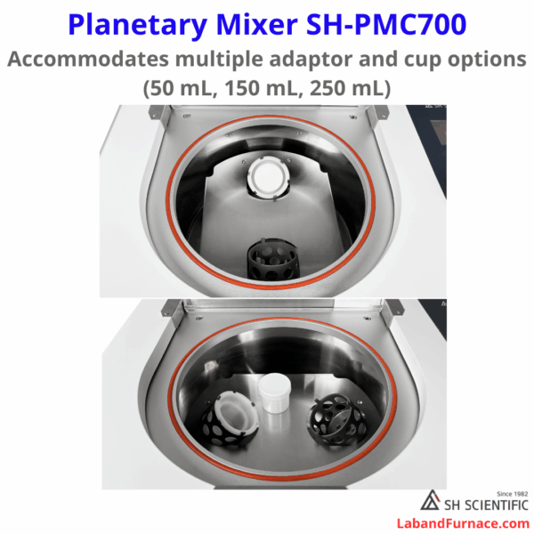 Planetary Mixer Animation Rotation Planetary Mixer PMC700: Revolution, Rotation & Vacuum Technology