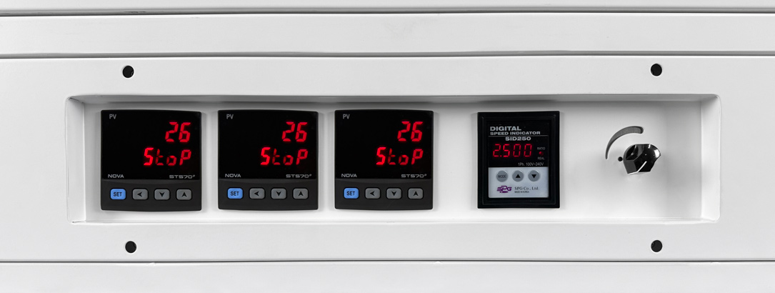 SH Scientific rotary tube furnace temperature and RPM controller